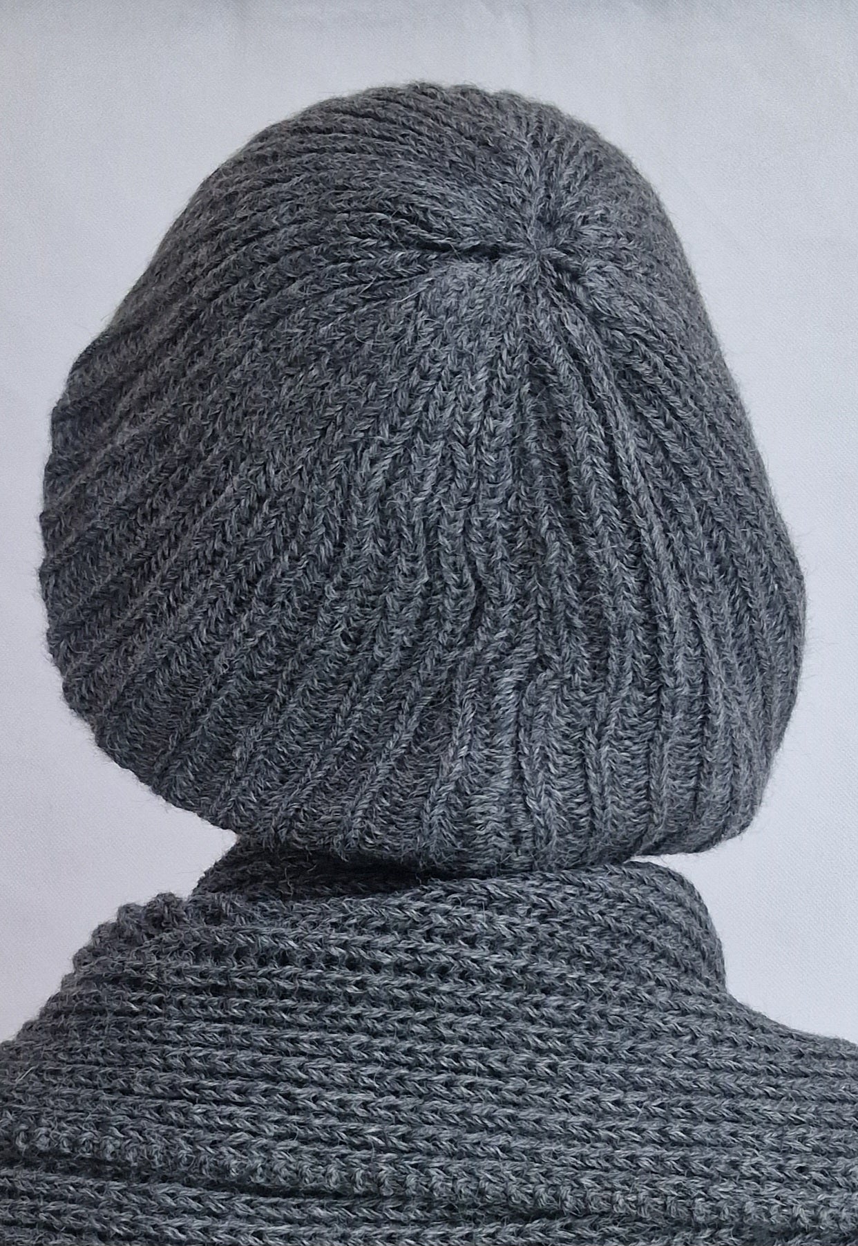 Alpaca Hat & Scarf Set - Blue Rose