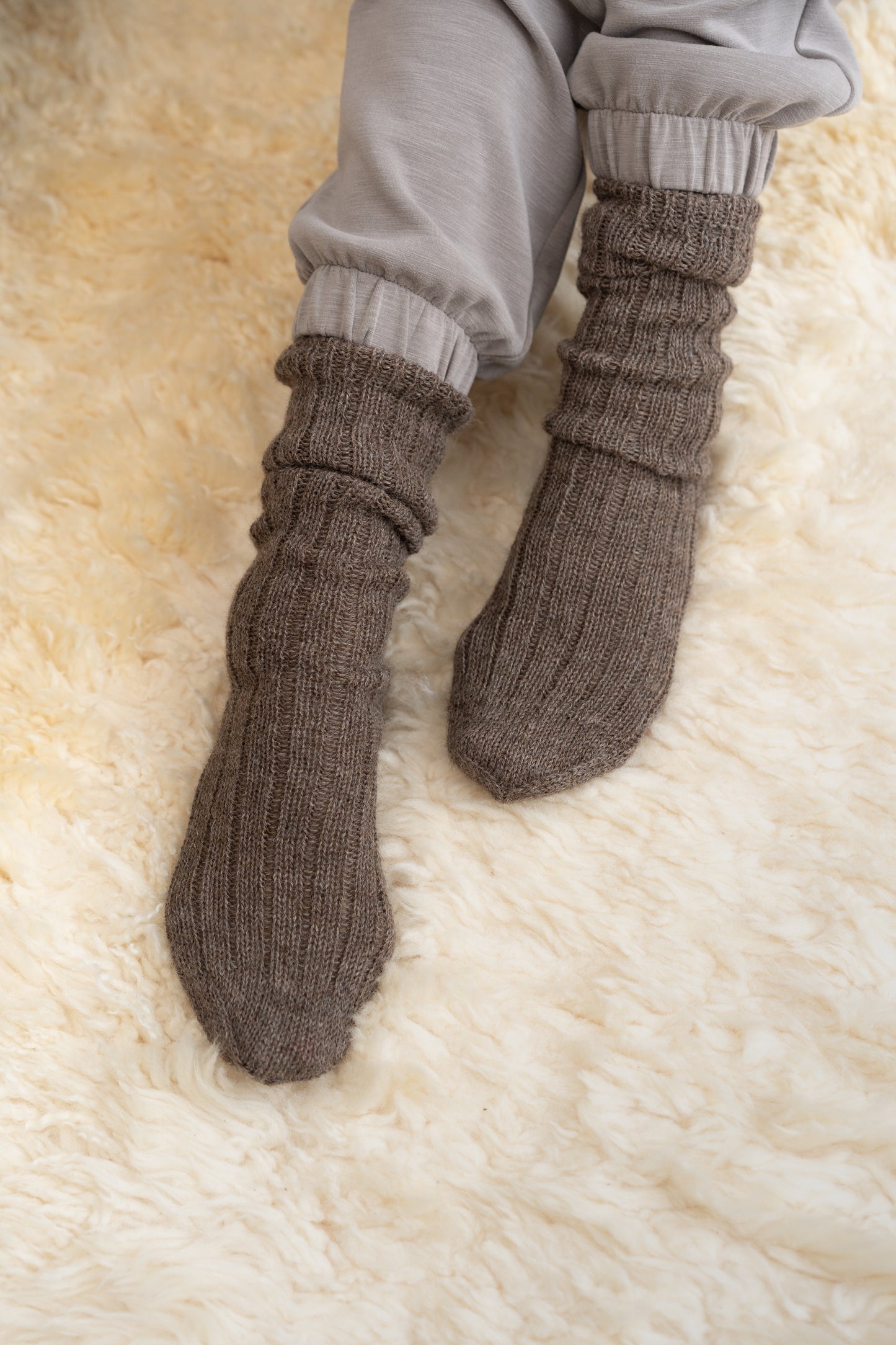 Alpaca Sleep Socks