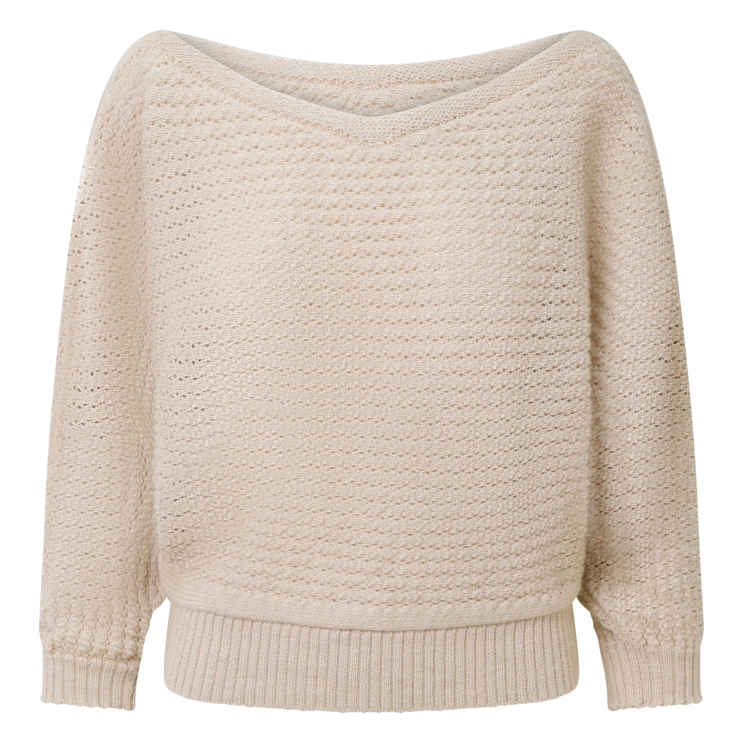 Alpaca Jumper - The Batwing Slouch - Light