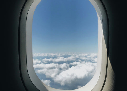 view from airplane window