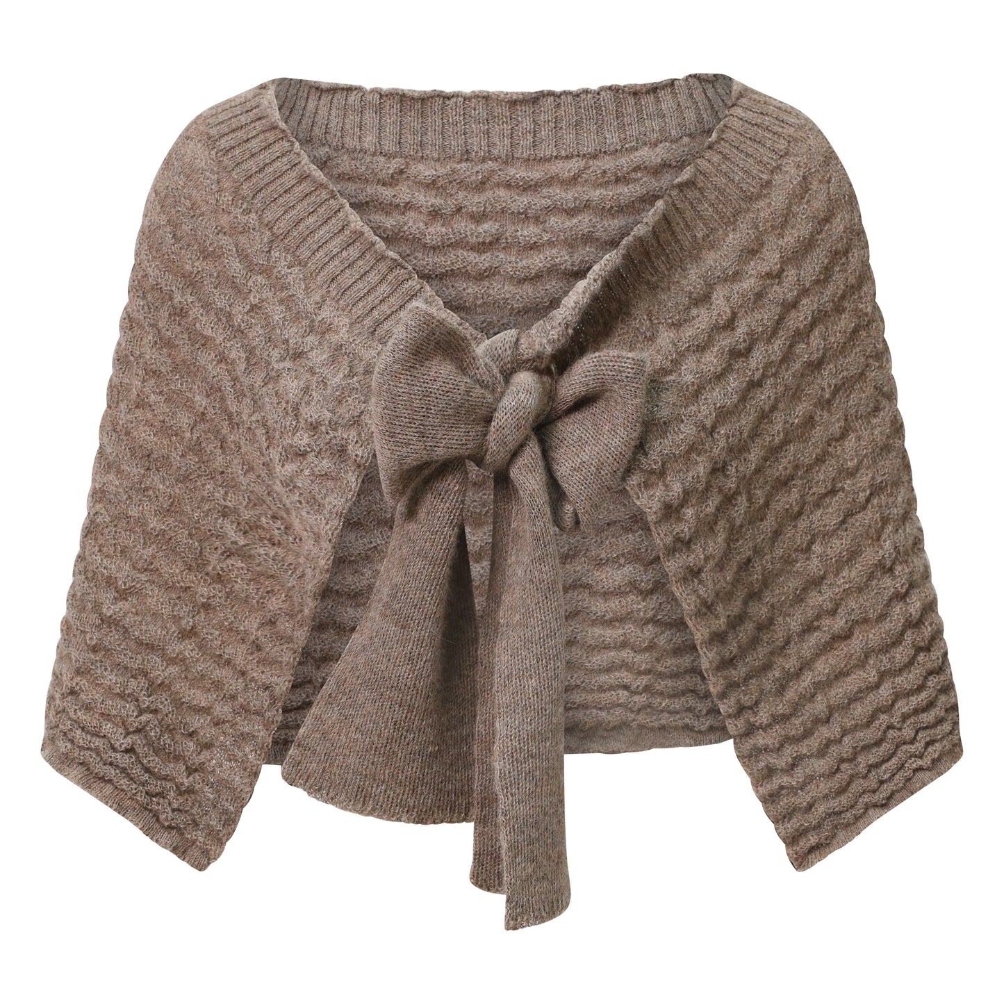 Alpaca Capelet - Mink