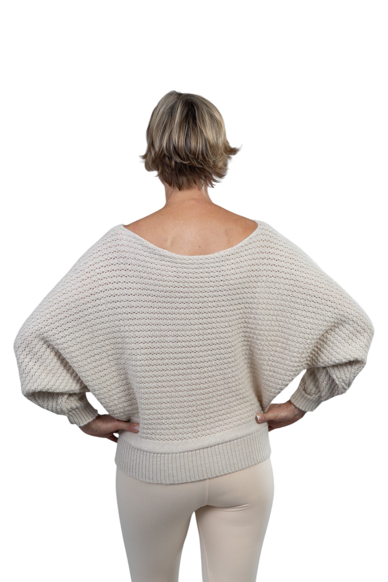 Alpaca Jumper - The Batwing Slouch - Light