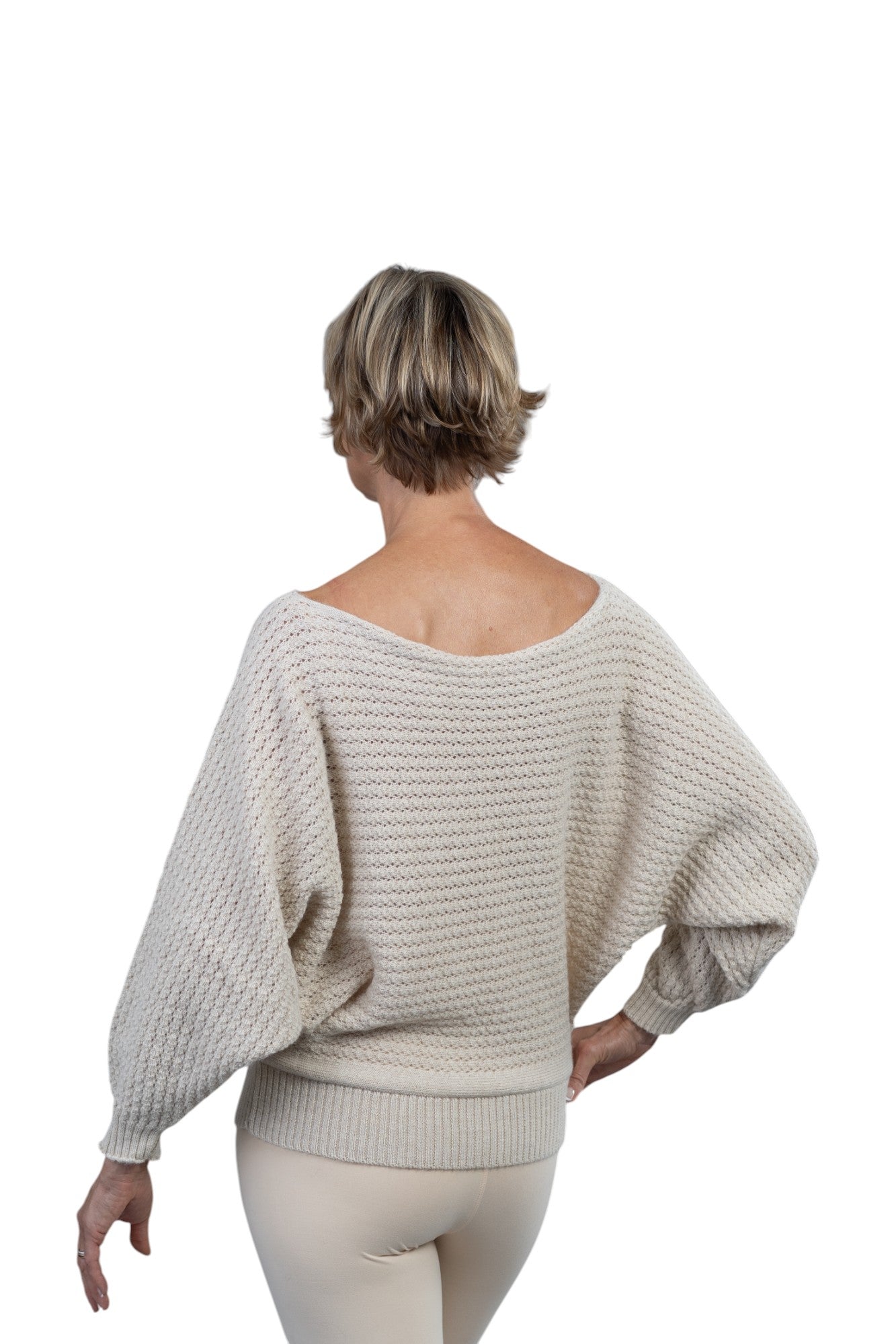 Alpaca Jumper - The Batwing Slouch - Light