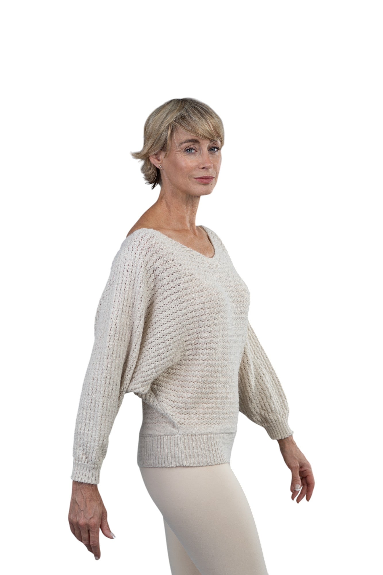 Alpaca Jumper - The Batwing Slouch - Light