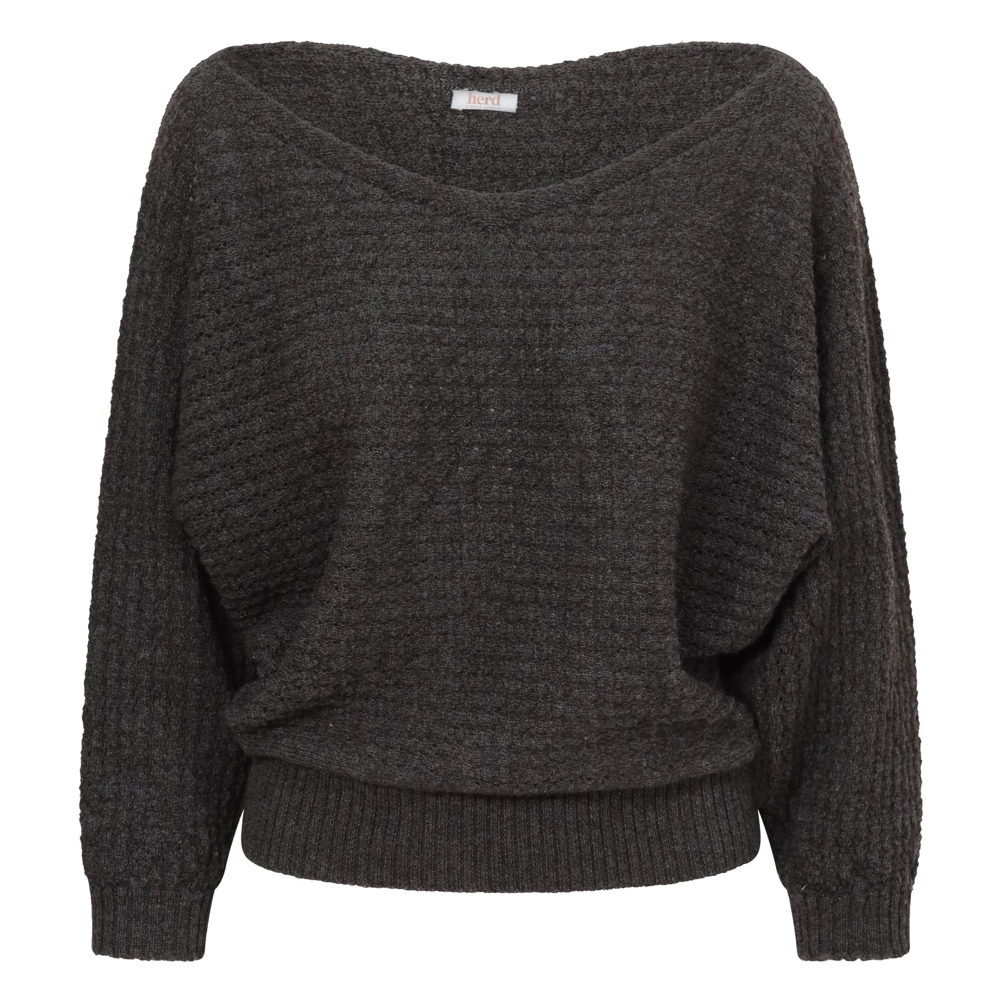 Alpaca Jumper - The Batwing Slouch - Dark